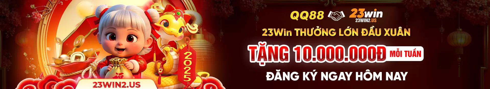 banner 23win tặng thưởng